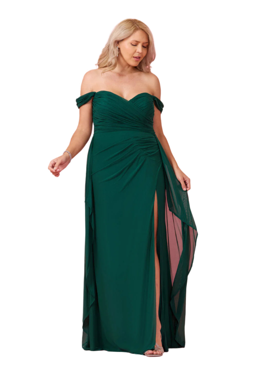Dylan and Davids Off Shoulder Full-Length Formal Gown Evening Dress-0